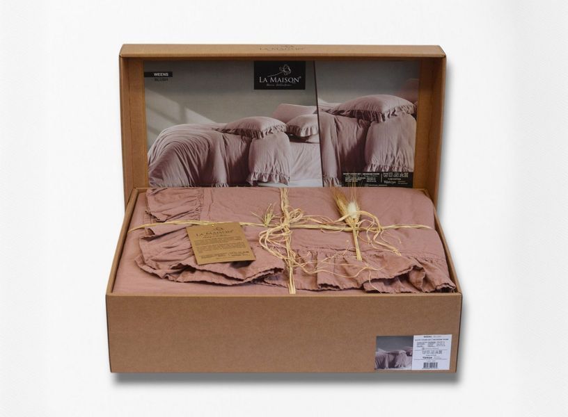 Постільна білизна La Maison Stonewashed 200 х 220 см Weens Blush 41151 фото
