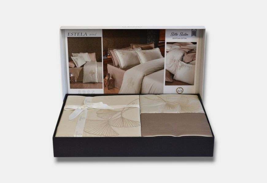 Постільна білизна La Romano Silk Satin 200&times;220 см Estela Wind 40781 фото