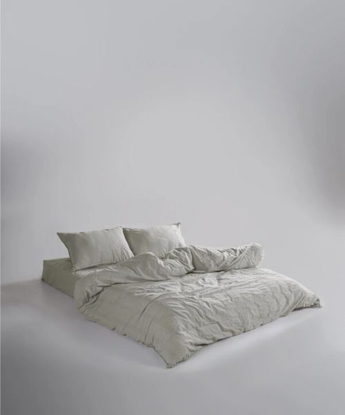 Постільна білизна Limasso Stonewashed 200 х 220 см (2 наволочки) Cassandra Natural Cream 41680 фото