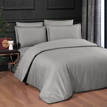 Постільна білизна La Romano Premium Satin 200&times;220 см Lucca ASH 31995 фото
