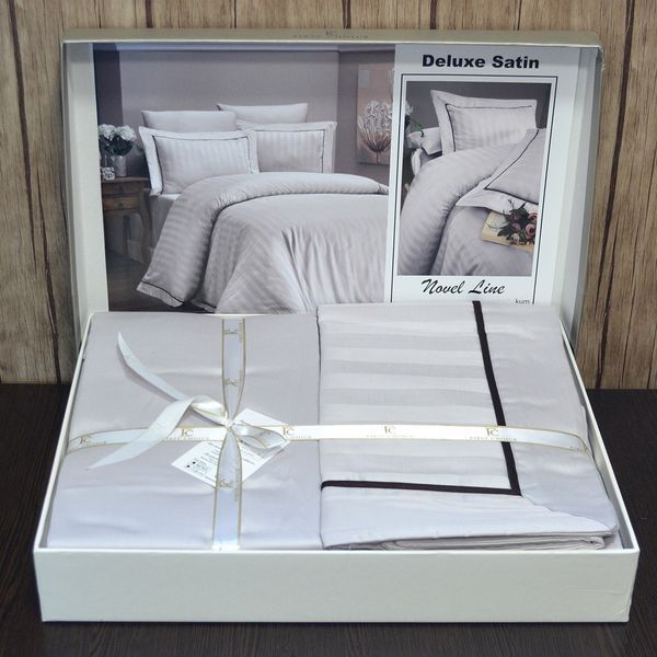 Постельное белье First Choice Deluxe Satin 160 х 220 см Novel Line Sand 40074 фото