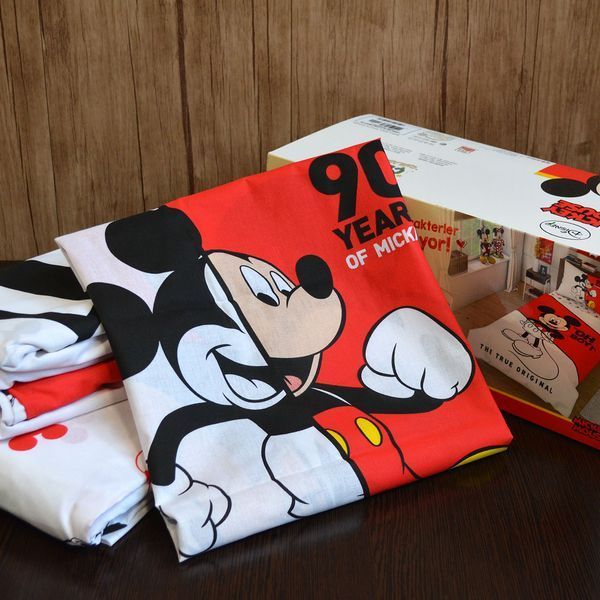 Постільна білизна TAC Disney 160&times;220 см Mickey (на резинці) 31243 фото