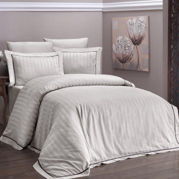 Євро комплект постільної білизни First Choice Deluxe Satin 200 х 220 см Novel Line Sand 1938-33-161 фото