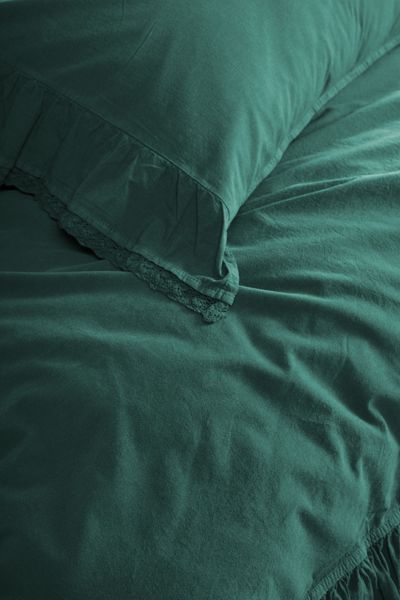 Постільна білизна Limasso Stonewashed 200 х 220 см Sicilia Darc Green 41624 фото