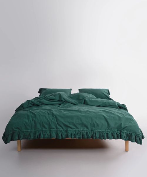 Постільна білизна Limasso Stonewashed 200 х 220 см Sicilia Darc Green 41624 фото
