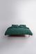Постільна білизна Limasso Stonewashed 200 х 220 см Sicilia Darc Green 41624 фото 1