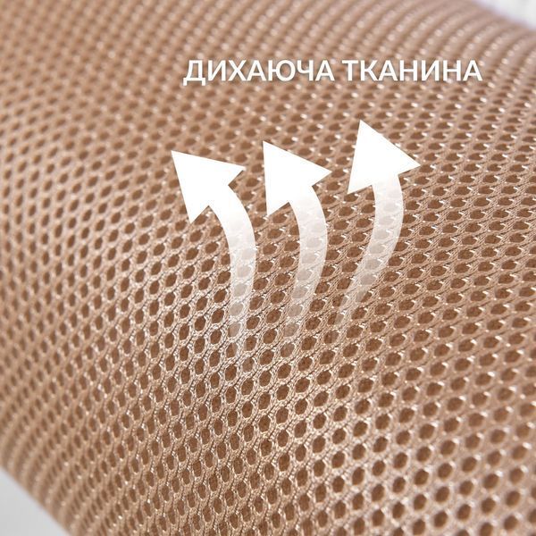 Подушка ортопедична з наволочкою Гречаний Комфорт IDEIA 50х70 см з валиком для підтримки шиї з лушпинням гречки, гречка, гречана лузга 8-35627 фото