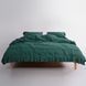 Постельное белье Limasso Stonewashed 200 х 220 см Sicilia Darc Green 41624 фото 1
