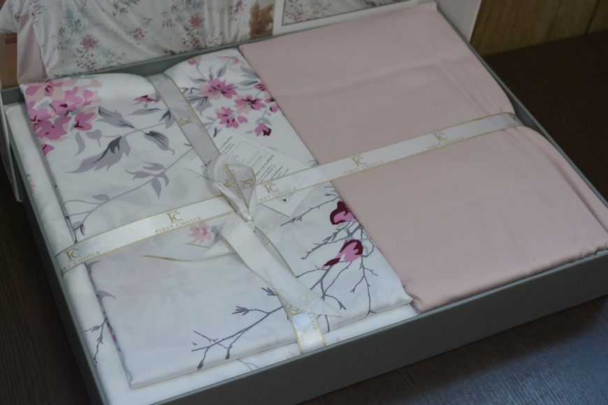 Постільна білизна First Choice Cotton Satin 160 х 220 см "Leena Powder" 31950 фото