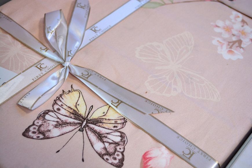 Постільна білизна First Choice Cotton Satin 200 х 220 см Matilde Powder 40723 фото