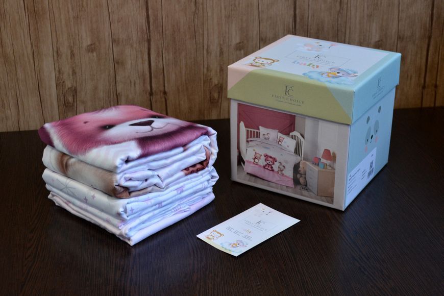 Постільна білизна для немовлят First Choice Baby Digital Satin 100х150 см. Alfie 31810 фото