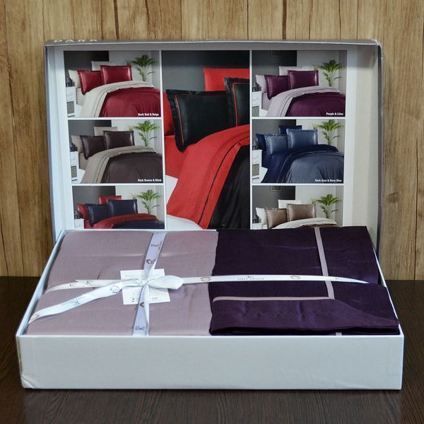 Постільна білизна First Choice Deluxe Satin 200 х 220 см Serenity Purple Lilac 31292 фото