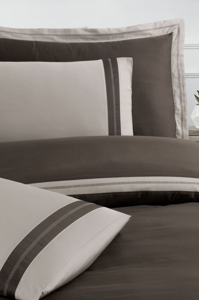 Постільна білизна La Romano Mona Premium Satin 300TC 200&times;220см Alara Iron 41587 фото