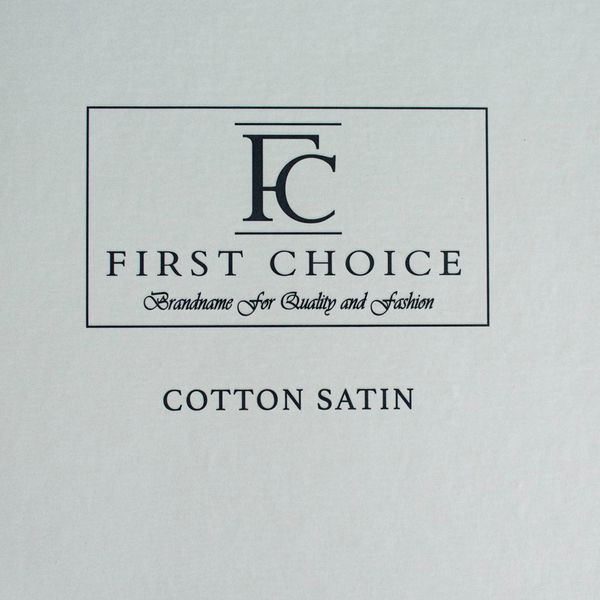 Постільна білизна First Choice Cotton Satin 160 х 220 см Serra Powder 31681 фото