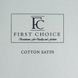 Постільна білизна First Choice Cotton Satin 160 х 220 см Serra Powder 31681 фото 6