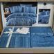 Постельное белье La Romano Premium Satin 200&times;220 см евро Talya Blue 31640 фото 3