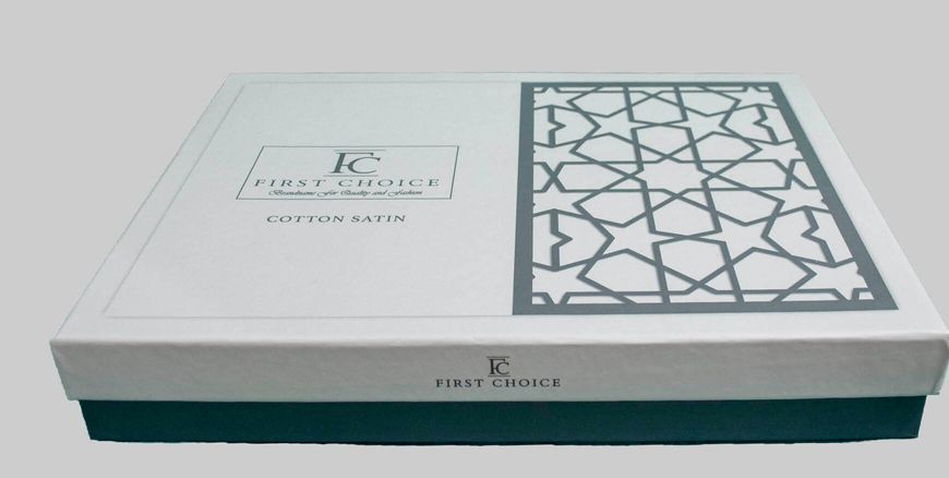 Постільна білизна First Choice Cotton Satin 160 х 220 см Serra Powder 31681 фото
