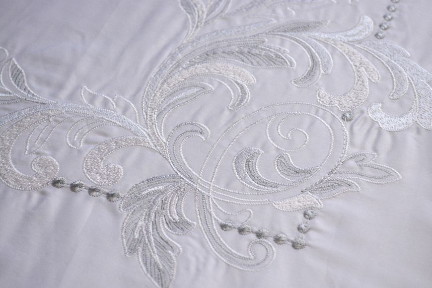 Комплект постільної білизни Issimo Embroidered Satin 200х220 см Voynt Classic 41005 фото