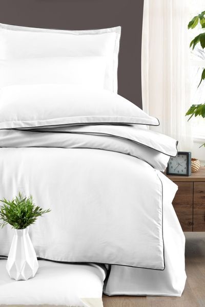 Постільна білизна La Romano Premium Satin 200&times;220 см Lucca White 31999 фото