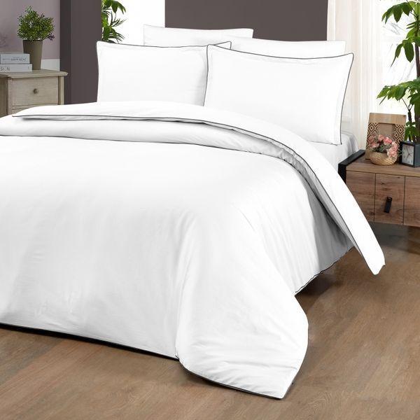 Постільна білизна La Romano Premium Satin 200&times;220 см Lucca White 31999 фото