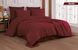 Постельное белье Cotton Shine Stripe Satin 200х220 Bordo 40041 фото 1