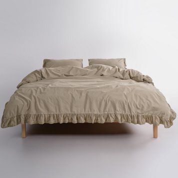 Постільна білизна Limasso Stonewashed 200 х 220 см Sicilia Oxford Tan 41629 фото
