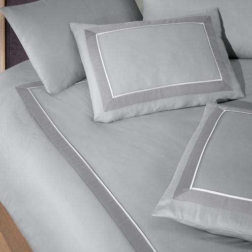 Постільна білизна First Choice Deluxe Satin 200 х 220 см євро Belezza Grey 40296 фото