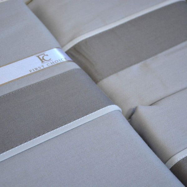 Постільна білизна First Choice Deluxe Satin 200 х 220 см євро Belezza Grey 40296 фото