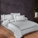 Постільна білизна First Choice Deluxe Satin 200 х 220 см євро Belezza Grey 40296 фото 1