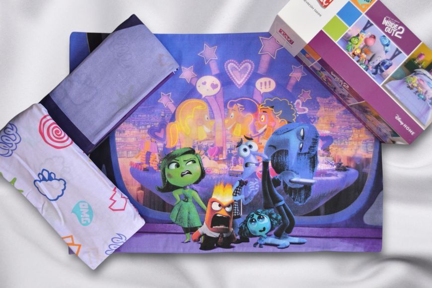 Постільна білизна TAC Disney 160&times;220 см Inside Out 2 40795 фото
