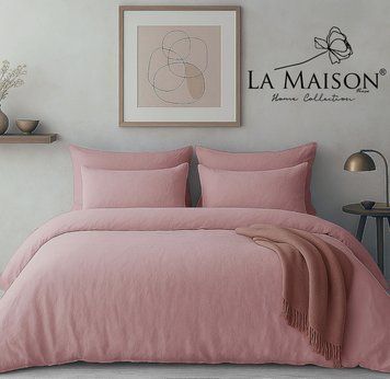 Постельное белье La Maison Stonewashed 200 х 220 см Mariella Blush 41142 фото