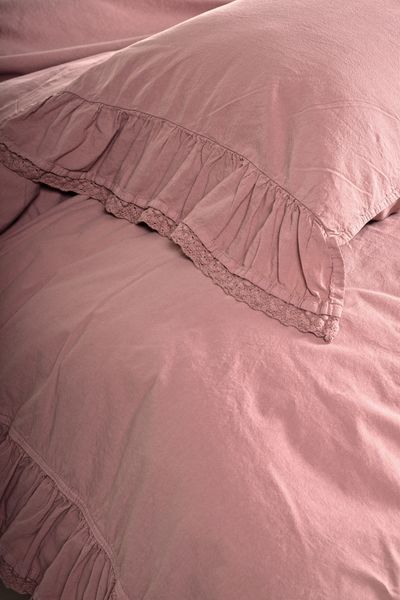 Постільна білизна Limasso Stonewashed 200 х 220 см Sicilia New Rose 41627 фото