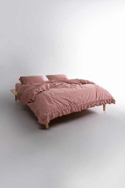Постільна білизна Limasso Stonewashed 200 х 220 см Sicilia New Rose 41627 фото