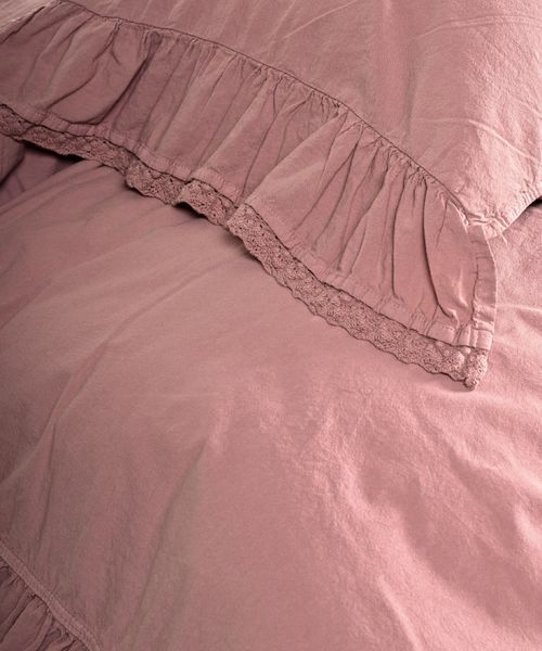 Постільна білизна Limasso Stonewashed 200 х 220 см Sicilia New Rose 41627 фото