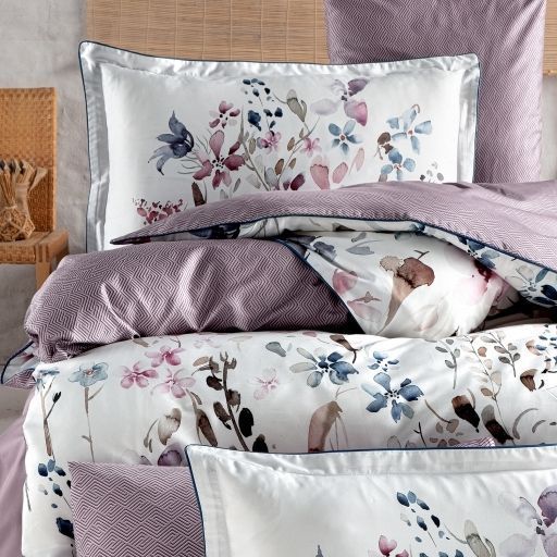 Постільна білизна La Romano Premium Satin 200&times;220 см Delcina Berry, євро 31623 фото