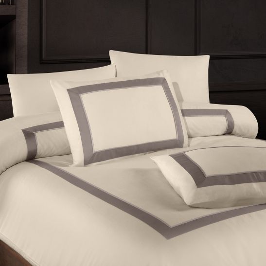 Постільна білизна First Choice Deluxe Satin 200 х 220 см євро Belezza Cappuccino 40295 фото