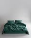 Постільна білизна Limasso Stonewashed Ranforse 160 х 220 см сімейний Dark Green 31613 фото 1
