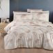 Постільна білизна First Choice Cotton Satin 160 х 220 см сімейна Sofira Beige 40438 фото 1