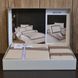 Постільна білизна First Choice Deluxe Satin 200 х 220 см євро Belezza Cappuccino 40295 фото 3