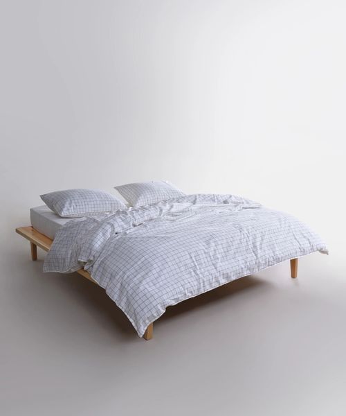 Постельное белье Limasso Stonewashed 200 х 220 см Inara Snow White 41607 фото