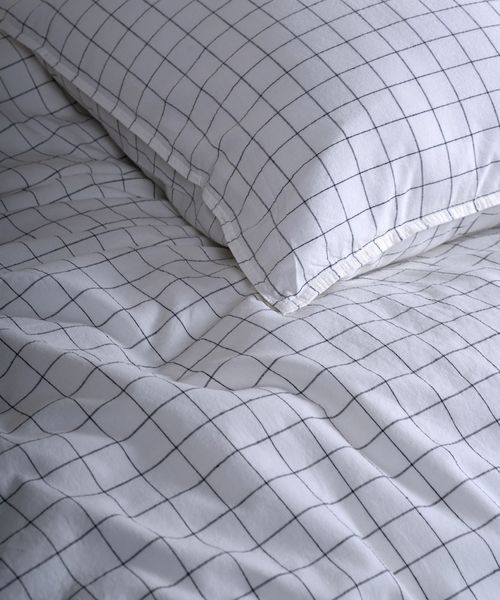 Постельное белье Limasso Stonewashed 200 х 220 см Inara Snow White 41607 фото
