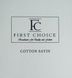 Постільна білизна First Choice Cotton Satin 200 х 220 см"Broad Line Cream" 31543 фото 12