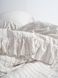 Постільна білизна Limasso Stonewashed Exclusive Ranforse 200 х 220 см Leila Snow White 41106 фото 2