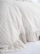 Постільна білизна Limasso Stonewashed Exclusive Ranforse 200 х 220 см Leila Snow White 41106 фото 3