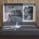 Постельное белье First Choice Jacquard Satin DARK 200 х 220 см евро Tecna Anthracite 31745 фото 5