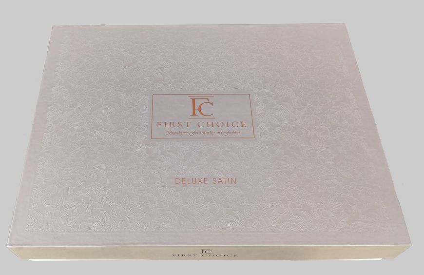 Постельное белье First Choice Deluxe Satin 200 х 220 см Modalife Quicksilve, євро 31984 фото