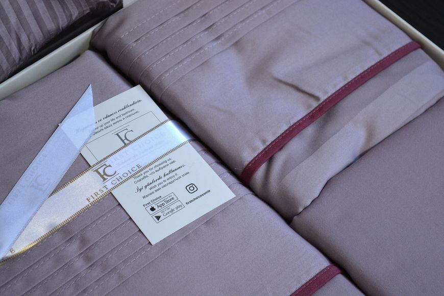 Постельное белье First Choice Deluxe Satin 200 х 220 см Modalife Quicksilve, євро 31984 фото