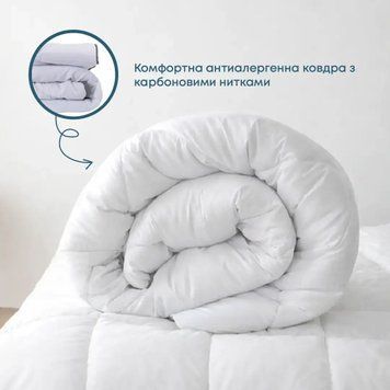 Ковдра INNOVATION Tenergy 150х210 см мікрофібра з карбоновими нитками  1-00322 фото