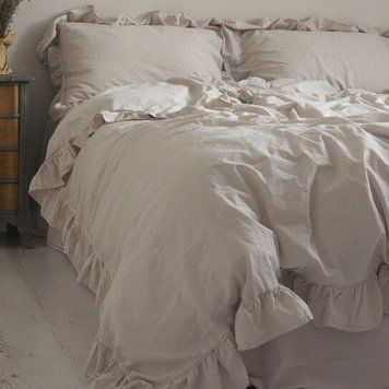 Постільна білизна Limasso Stonewashed Exclusive Ranforce 160 х 220 см Natural Krem 40320 фото