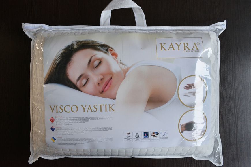 Ортопедична подушка Kayra 40&times;60х15 см Visco пухка 35002 фото